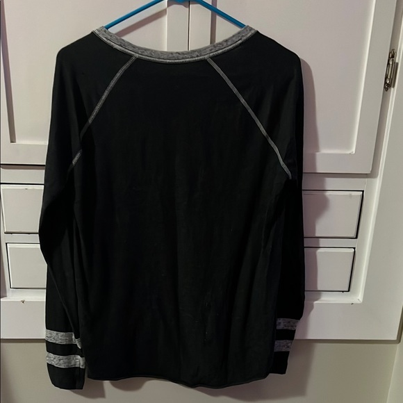 Victoria's Secret PINK Black Long Sleeve Shirt - Picture 2 of 3
